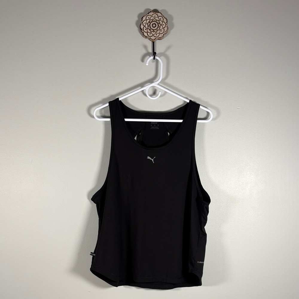 Puma Women's Sleek Black Tank Top